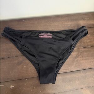 Victoria's Secret Elegant Black Bikini Bottom